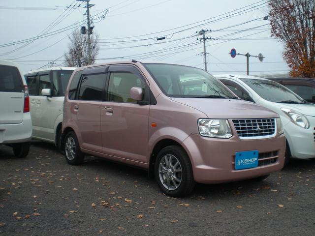 eKワゴン 車検2年 CD 電動格納ミラー キーレス 13インチ社外アルミ 内外装クリーニング済(3枚目)