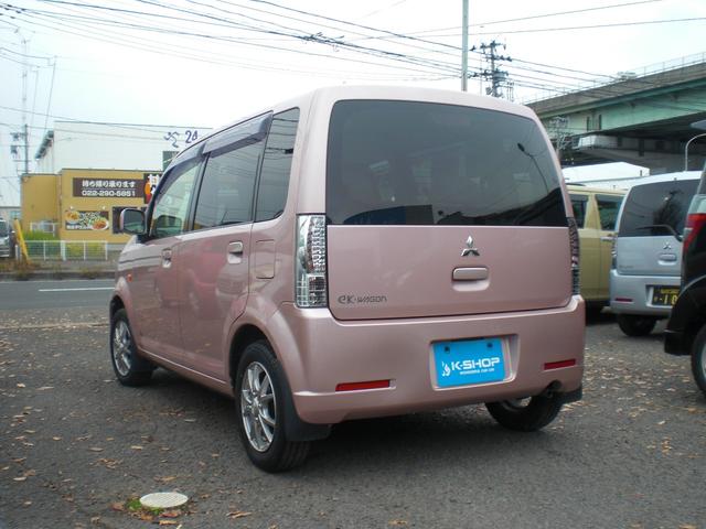 eKワゴン 車検2年 CD 電動格納ミラー キーレス 13インチ社外アルミ 内外装クリーニング済(6枚目)