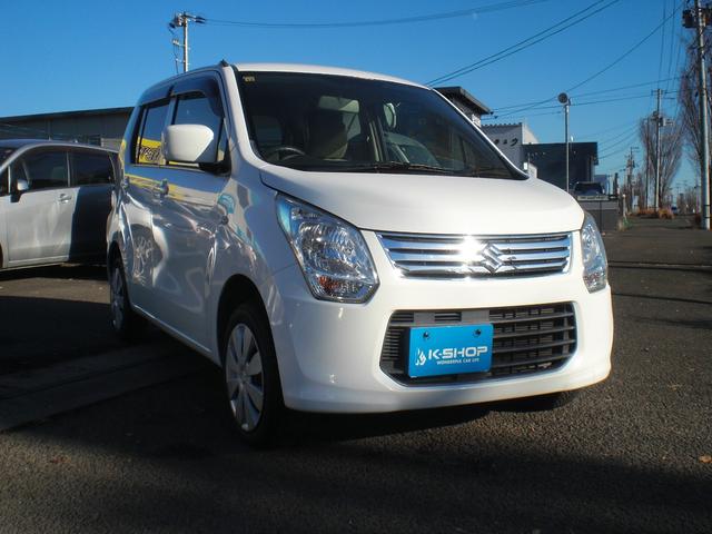 ワゴンＲ ＦＸ　車検２年　アイドリングストップ　電動格納ミラー　オートエアコン　ＣＤ　ＡＵＸ　キーレス　内外装クリーニング済（3枚目）