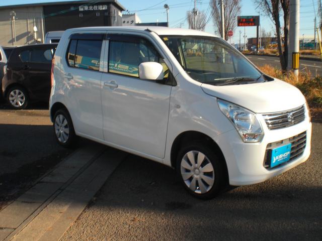 ワゴンＲ ＦＸ　車検２年　アイドリングストップ　電動格納ミラー　オートエアコン　ＣＤ　ＡＵＸ　キーレス　内外装クリーニング済（4枚目）