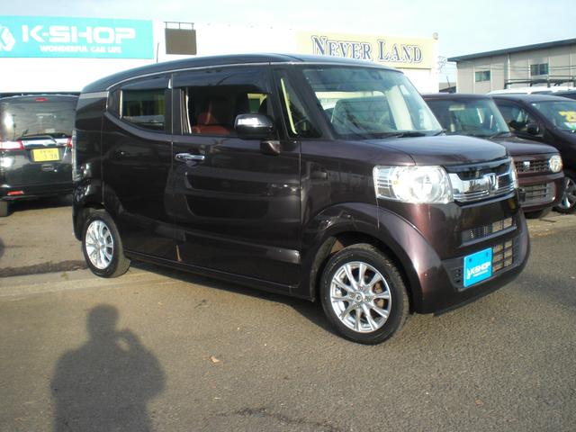 Ｎ－ＢＯＸスラッシュ Ｘ　車検２年　４ＷＤ　衝突被害軽減ブレーキ　プッシュスタート　電格ミラー　オートクルーズ　シートヒーター　ステアリングヒーター　ナビ　フルセグ　ＣＤ　ＤＶＤ　ＥＴＣ　スタットレ　スマートキー　社外アルミ（3枚目）