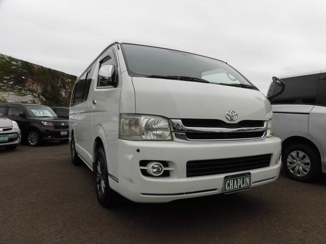 ハイエースワゴン ＧＬ　４ＷＤ　ナビ　バックカメラ　ＥＴＣ　フリップダウンモニター　パワースライドドア　オートライト　ロッドホルダー　エアコン　パワステ（4枚目）