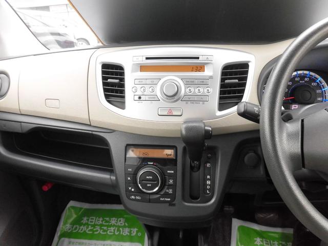 ワゴンＲ ＦＸ　４ＷＤ　純正ＣＤコンポ　キーレス　シートヒーター　オートエアコン　パワステ　純正ホイールキャップ　パワーウィンドウ　アイドリングストップ（13枚目）
