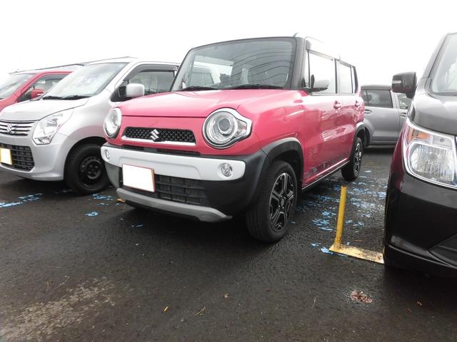 ハスラー Ｘ　４ＷＤ　ＣＤコンポ　エンジンスターター　シートヒーター　プッシュスタート　ツートンカラー　オートライト　オートエアコン　パワステ（4枚目）