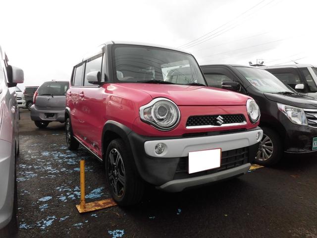 ハスラー Ｘ　４ＷＤ　ＣＤコンポ　エンジンスターター　シートヒーター　プッシュスタート　ツートンカラー　オートライト　オートエアコン　パワステ（5枚目）