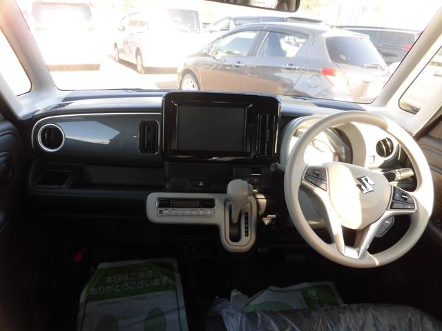 ワゴンRスマイル ハイブリッドS 4WD 届出済み未使用車 セーフティサポート付き 左側パワースライドドア ツートンカラー プッシュスタート オートライト オートエアコン パワステ(3枚目)