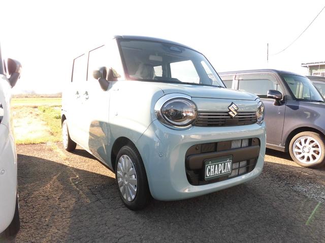 ワゴンRスマイル ハイブリッドS 4WD 届出済み未使用車 セーフティサポート付き 左側パワースライドドア ツートンカラー プッシュスタート オートライト オートエアコン パワステ(5枚目)