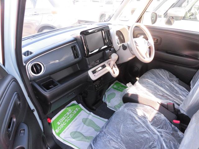 ワゴンRスマイル ハイブリッドS 4WD 届出済み未使用車 セーフティサポート付き 左側パワースライドドア ツートンカラー プッシュスタート オートライト オートエアコン パワステ(11枚目)