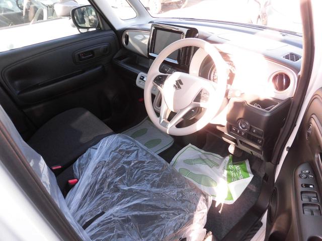 ワゴンＲスマイル ハイブリッドＳ　４ＷＤ　届出済み未使用車　セーフティサポート付き　ツートンカラー　左側パワースライドドア　プッシュスタート　オートライト　オートエアコン　パワステ（10枚目）