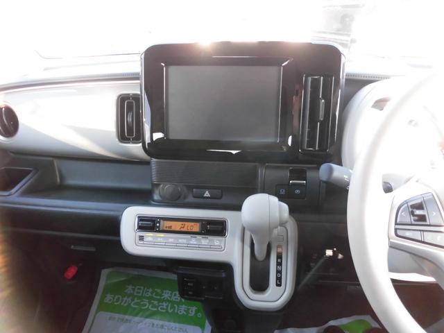 ワゴンＲスマイル ハイブリッドＳ　４ＷＤ　届出済み未使用車　セーフティサポート付き　ツートンカラー　左側パワースライドドア　プッシュスタート　オートライト　オートエアコン　パワステ（15枚目）