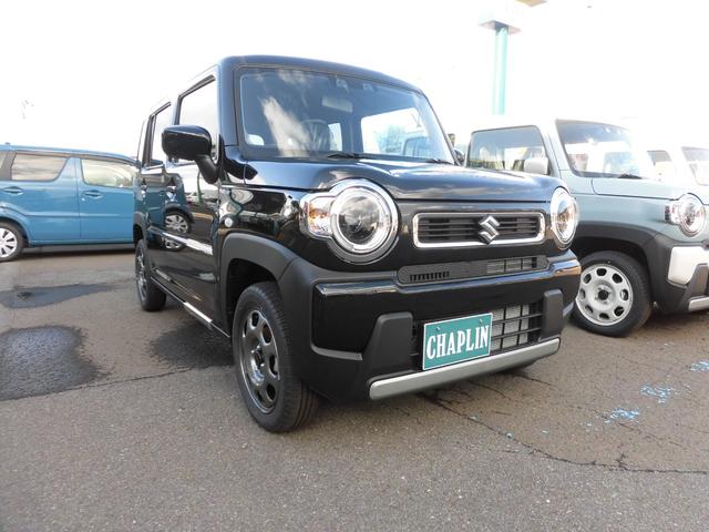 ハスラー ハイブリッドＧターボ　４ＷＤ　届出済み未使用車　セーフティサポート付き　ターボ　プッシュスタート　キーレス　オートエアコン　オートライト　シートヒーター（5枚目）