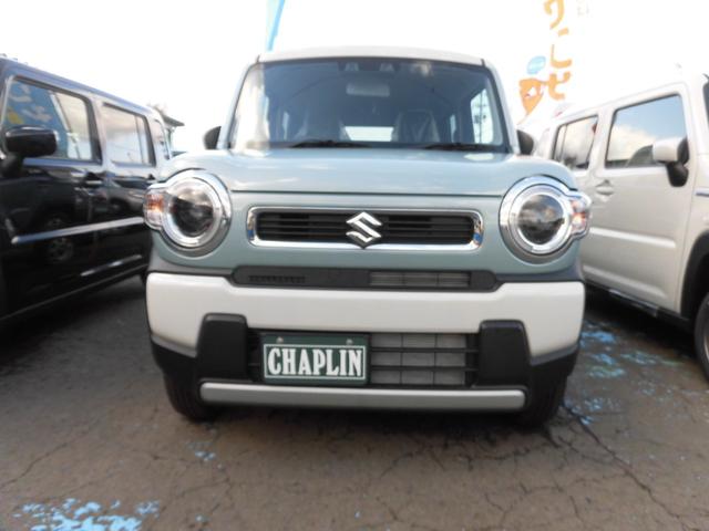 ハスラー ハイブリッドＧ　４ＷＤ　届出済み未使用車　セーフティサポート付き　　ツートンカラー　プッシュスタート　シートヒーター　オートライト　オートエアコン（2枚目）