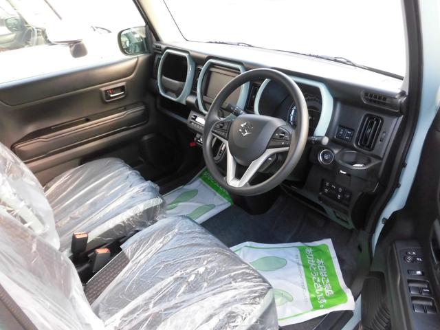 ハスラー ハイブリッドＧ　４ＷＤ　届出済み未使用車　セーフティサポート付き　　ツートンカラー　プッシュスタート　シートヒーター　オートライト　オートエアコン（10枚目）