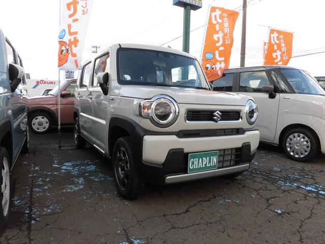 ハスラー ハイブリッドＧターボ　４ＷＤ　届出済み未使用車　セーフティサポート付き　ターボ　プッシュスタート　シートヒーター　オートライト　オートエアコン（5枚目）