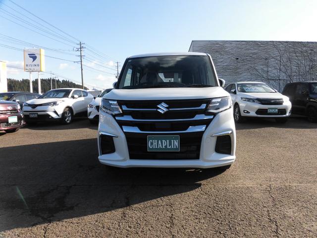 ソリオ ハイブリッドMX 4WD 登録済み未使用車 セーフティサポート付き 左側パワースライドドア LEDヘッドライト オートライト オートエアコン(2枚目)