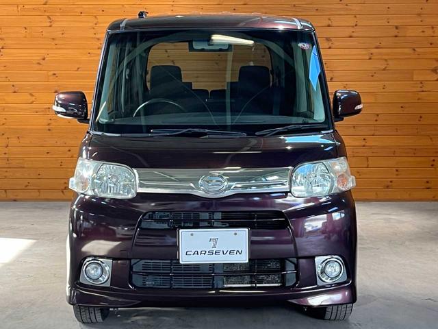タント Ｇ　４ＷＤ／禁煙車／電動スライドドア／社外ＬＥＤヘッドライト／純正アルミスタッドレス／社外ＨＤＤナビ／オートエアコン／電動格納ミラー／スマートキー／エンジンスターター付属（2枚目）