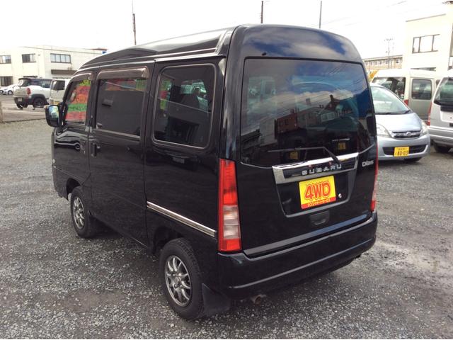 サンバーバン ディアス　オートマ４ＷＤ・走行８９３３７ｋｍ・ＡＣ・ＰＳ・ＰＷ・エアバック・リヤヒーター・電角ミラー・キーレス・ライトレベライザー・Ａ／Ｔパワー・純正ドアバイザー・フロアマット・社外１２インチアルミ冬タイヤ装着（18枚目）