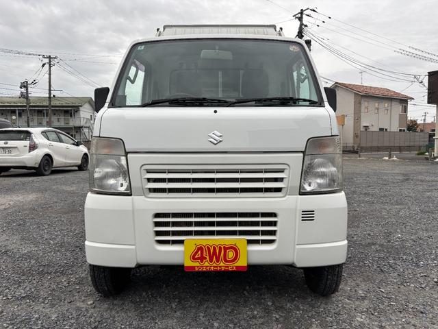 キャリイトラック キンタロウダンプ マニュアル切換4WD走行82200km車検9年9月エアコンパワステエアバック純正フロアーマットドアバイザーオーディオ12インチホイル夏タイヤ装着(13枚目)