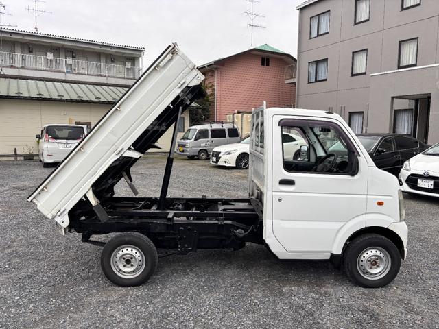 キャリイトラック キンタロウダンプ マニュアル切換4WD走行82200km車検9年9月エアコンパワステエアバック純正フロアーマットドアバイザーオーディオ12インチホイル夏タイヤ装着(17枚目)