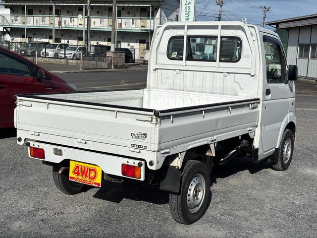 キャリイトラック キンタロウダンプ マニュアル切換4WD走行82200km車検9年9月エアコンパワステエアバック純正フロアーマットドアバイザーオーディオ12インチホイル夏タイヤ装着(22枚目)