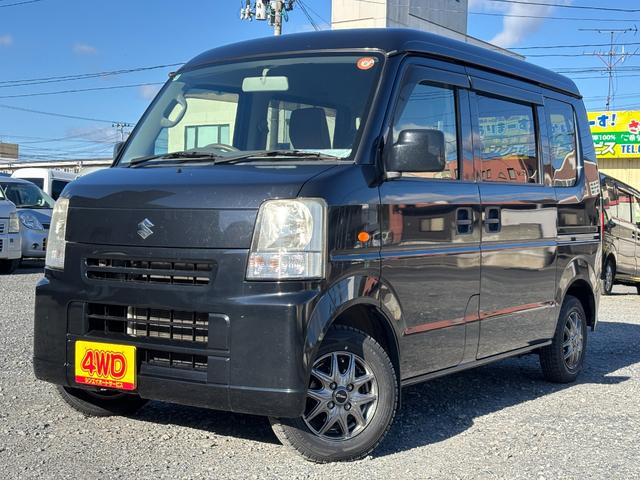 エブリイ ジョイン　ハイルーフ・オートマ４ＷＤ・車検９年２月・走行１３５７００ｋｍ・タイミングチェーン・ＡＣ・ＰＳ・ＰＷ・ＡＢＳ・ＷエアＢ・純正フロアーマットドアバイザーオーディオ・社外１２インチアルミホイル冬タイヤ装着（7枚目）