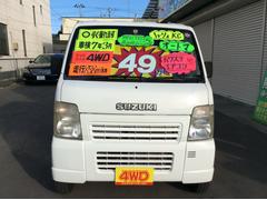 キャリイトラック ＫＣ　オートマ４ｗｄ車検７年３月３０日走行８５８００ｋｍタイミングチェーン純正フロアマット純正ドアバイザー純正オーディオ　ガードプロテクター　純正１２インチスチールホイル夏タイヤ装着　キャビン裏荷台仕塗装済 0903829A30231024W001 3