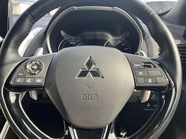 エクリプスクロスPHEV P 4WD 衝突被害軽減ブレーキ 純正ナビゲーション テレビ バックカメラ ステアリングリモコンスイッチ クルーズコントロール ヘッドアップディスプレイ パドルシフト スマートキー プッシュスタート 当社下取車両 1年間走行距離無制限の中古車保証付き(11枚目)