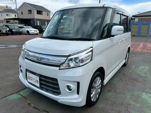 スペーシアカスタム XS ナビ DTV アルミ パワースライドドア プッシュスタート オートライト オートエアコン レーダーブレーキサポート フォグライト ウインカーミラー 横滑り防止 アイドリングストップ スマートキー(2枚目)