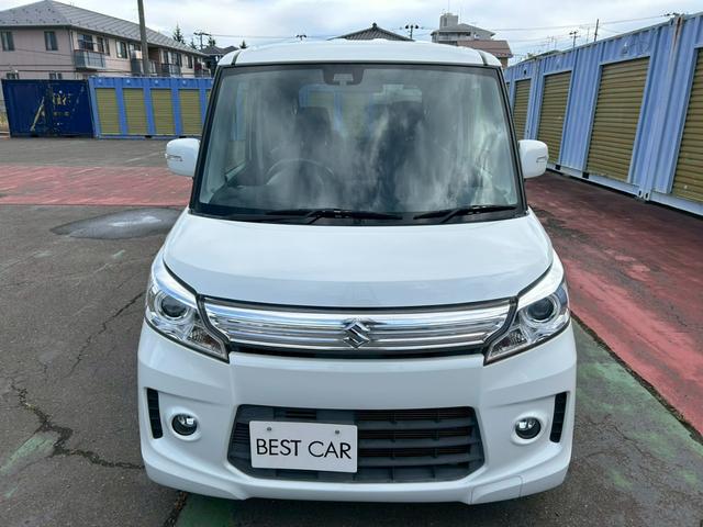 スペーシアカスタム XS ナビ DTV アルミ パワースライドドア プッシュスタート オートライト オートエアコン レーダーブレーキサポート フォグライト ウインカーミラー 横滑り防止 アイドリングストップ スマートキー(3枚目)