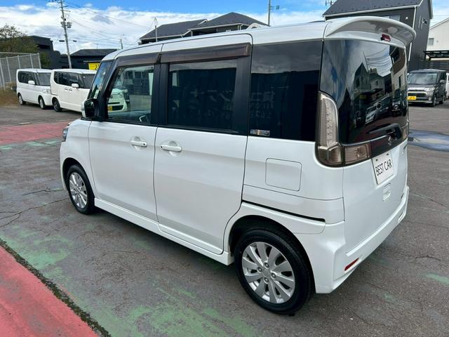 スペーシアカスタム XS ナビ DTV アルミ パワースライドドア プッシュスタート オートライト オートエアコン レーダーブレーキサポート フォグライト ウインカーミラー 横滑り防止 アイドリングストップ スマートキー(8枚目)