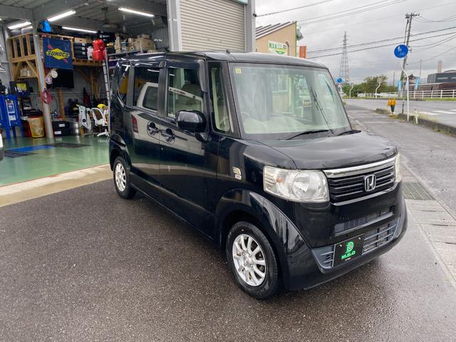 Ｎ－ＢＯＸ Ｇ　保証付　両側スライドドア　キーレス　スマートキー　禁煙車　ベンチシート　黒（4枚目）
