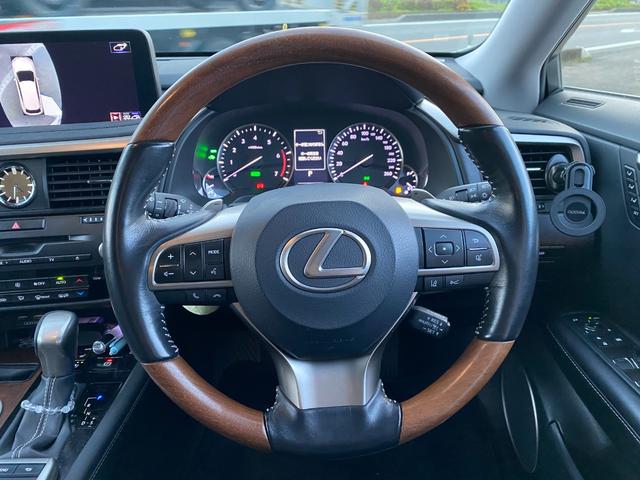 RX RX450h バージョンL 450h バージョンL ハイブリッド 禁煙車 純正ナビ ミシュランタイヤ ドラレコ レザーシート 地デジ 全方位カメラ パワーシート(9枚目)