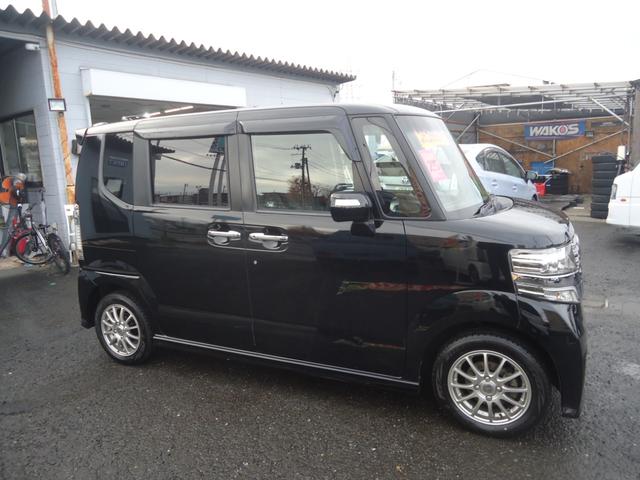 N-BOXカスタム G・ターボパッケージ ナビ・TV ETC HID BKカメラ BKソナー オートライト ドラレコ 両側パワースライドドア アルミ フォグ(2枚目)