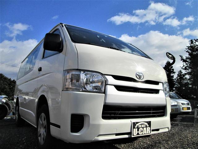ハイエースバン ロングＤＸ　３０００ディーゼルターボ４ＷＤ　ナビ　ＥＴＣ　９人乗り　リアヒーター（2枚目）