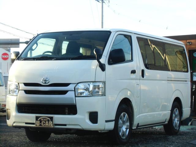 ハイエースバン ロングＤＸ　３０００ディーゼルターボ４ＷＤ　ナビ　ＥＴＣ　９人乗り　リアヒーター（4枚目）