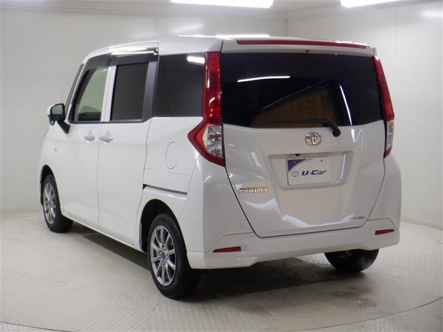 ルーミー Ｘ　４ＷＤ　ワンセグ　ミュージックプレイヤー接続可　バックカメラ　衝突被害軽減システム　電動スライドドア　アルミホイール　キーレス　ＡＢＳ　エアバッグ　スマートキー（4枚目）