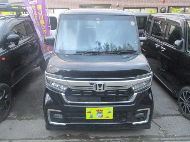 Ｎ－ＢＯＸカスタム Ｌ　４ＷＤ　ギャザーズ９インチナビ　ＴＶ　フルセグ　Ｂｌｕｅｔｏｏｔｈ　バックカメラ　ＥＴＣ　両側パワースライドドア　ホンダセンシング（2枚目）