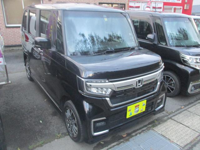 Ｎ－ＢＯＸカスタム Ｌ　４ＷＤ　ギャザーズ９インチナビ　ＴＶ　フルセグ　Ｂｌｕｅｔｏｏｔｈ　バックカメラ　ＥＴＣ　両側パワースライドドア　ホンダセンシング（3枚目）