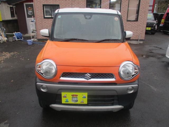 ハスラー Ｇ　４ＷＤ　レーダーブレーキサポート　アイドリングストップ　シートヒーター　ベンチシート　スマートキー　ＣＤ　ツートンカラー（2枚目）