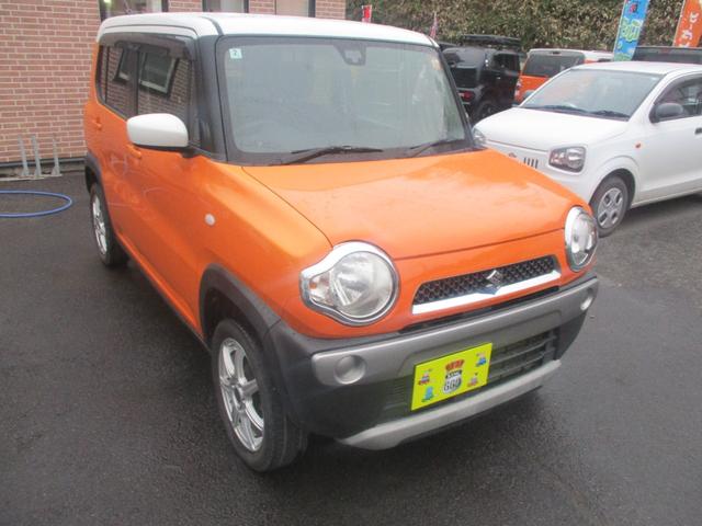 ハスラー Ｇ　４ＷＤ　レーダーブレーキサポート　アイドリングストップ　シートヒーター　ベンチシート　スマートキー　ＣＤ　ツートンカラー（5枚目）