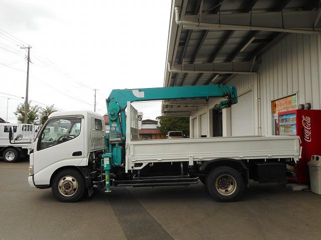 デュトロ ロング高床　★平★４ＷＤ★クレーン４段★ラジコン★３トン★荷台内寸約：Ｌ３５３×Ｗ１７８×Ｈ３７（5枚目）