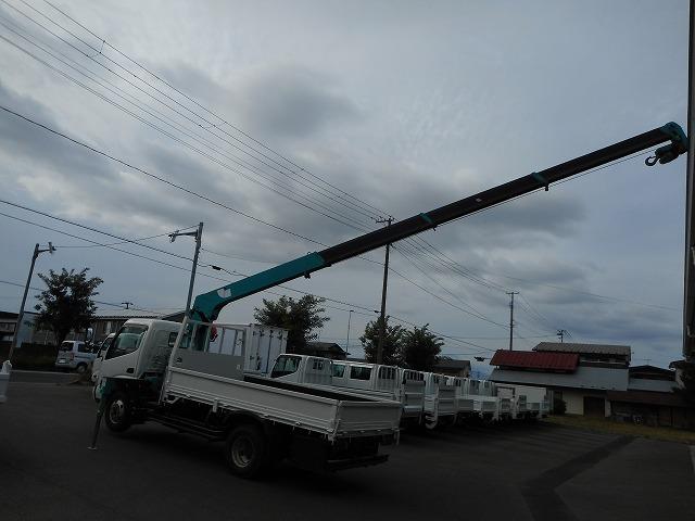 デュトロ ロング高床　★平★４ＷＤ★クレーン４段★ラジコン★３トン★荷台内寸約：Ｌ３５３×Ｗ１７８×Ｈ３７（10枚目）