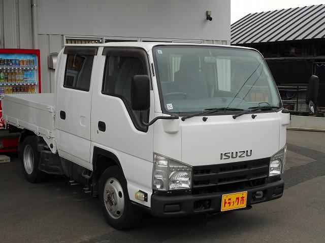 エルフトラック Wキャブ ★4WD★2トン★荷台内寸約:L208×W160×H39(3枚目)