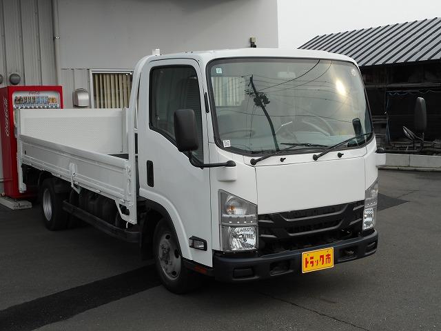 エルフトラック ロングフルフラットロー　★平★４ＷＤ★パワーゲート８００★２トンベース★荷台内寸約：Ｌ４３５×Ｗ１７７×Ｈ３８（3枚目）