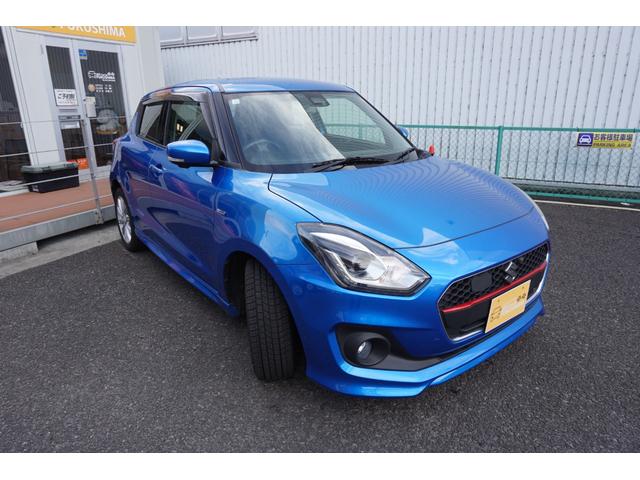 スイフト ハイブリッドＲＳ　衝突軽減ブレーキ　車線逸脱アラーム　横滑り抑制　アイドリングストップ　クルーズコントロール　パドルシフト　全方位カメラ　フルセグ　Ｂｌｕｅｔｏｏｔｈ　音楽録音　禁煙車　１年保証・整備付（3枚目）
