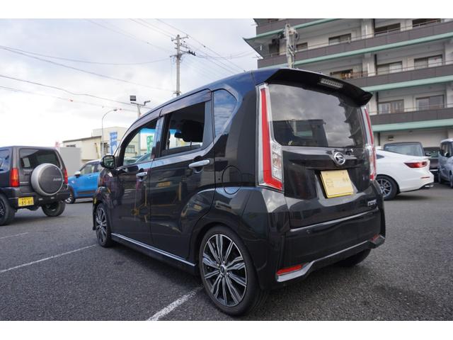 ムーヴ カスタム X SA ナビ フルセグTV Bluetooth DVD USB パワーモード エンジンスターター ステアスイッチ オートライト オートエアコン LEDライトエアロ ローダウン 16アルミ 禁煙 1年保証整備付(5枚目)