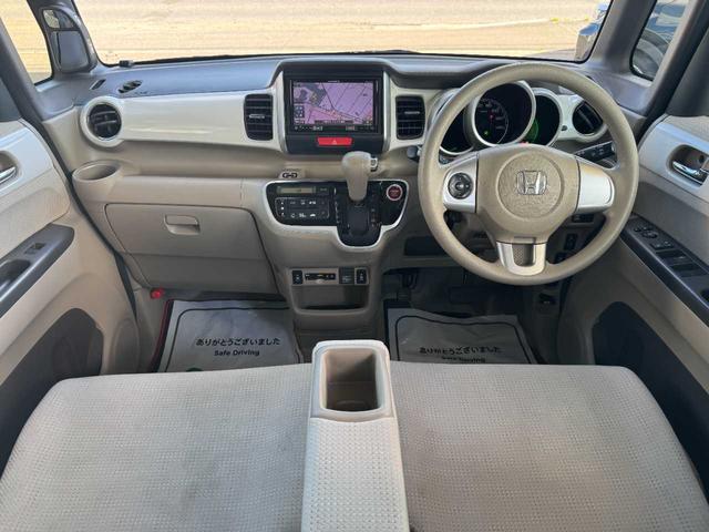 N-BOX G・Lパッケージ 4WD 2トーンカラー ナビ バックカメラ TV ETC 片側電動スライドドア シートヒーター 横滑り防止装置 プッシュスタート スマートキー(6枚目)