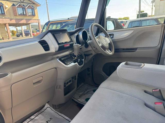 N-BOX G・Lパッケージ 4WD 2トーンカラー ナビ バックカメラ TV ETC 片側電動スライドドア シートヒーター 横滑り防止装置 プッシュスタート スマートキー(21枚目)