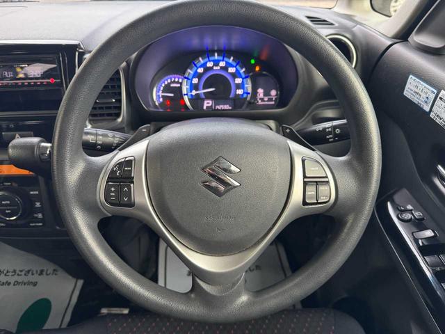 スペーシアカスタム GSターボ 4WD 片側電動スライドドア マニュアルモード パドルシフト クルーズコントロール ステアリングリモコン スマートキー オートライト ETC(9枚目)