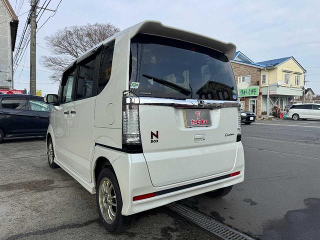 N-BOXカスタム G・Lパッケージ 4WD ナビ ワンセグTV バックカメラ 片側電動スライドドア オートライト 横滑り防止装置 スマートキー ステアリングリモコン(34枚目)